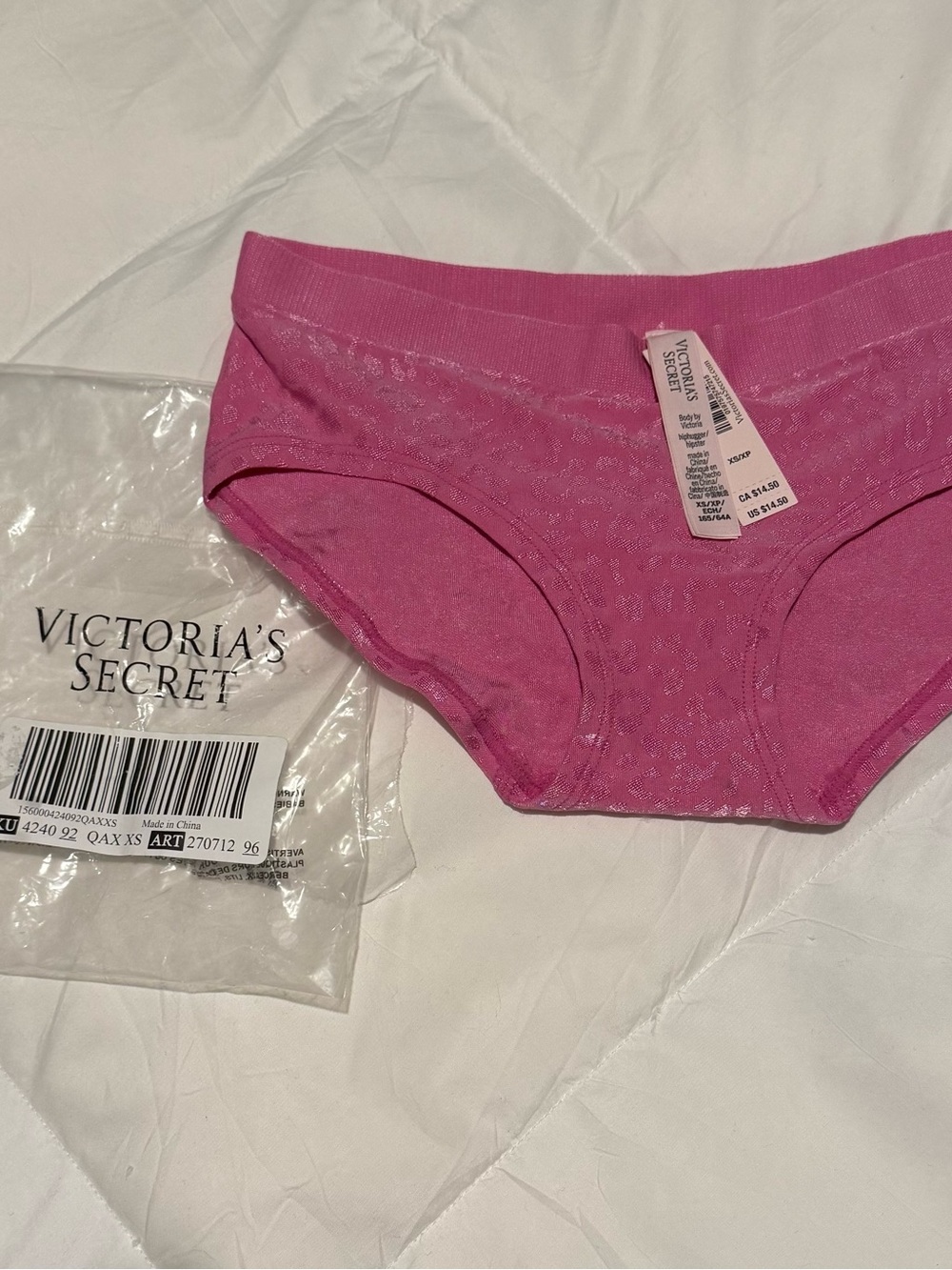 Victoria's Secret Pink Lace Hipster Brief